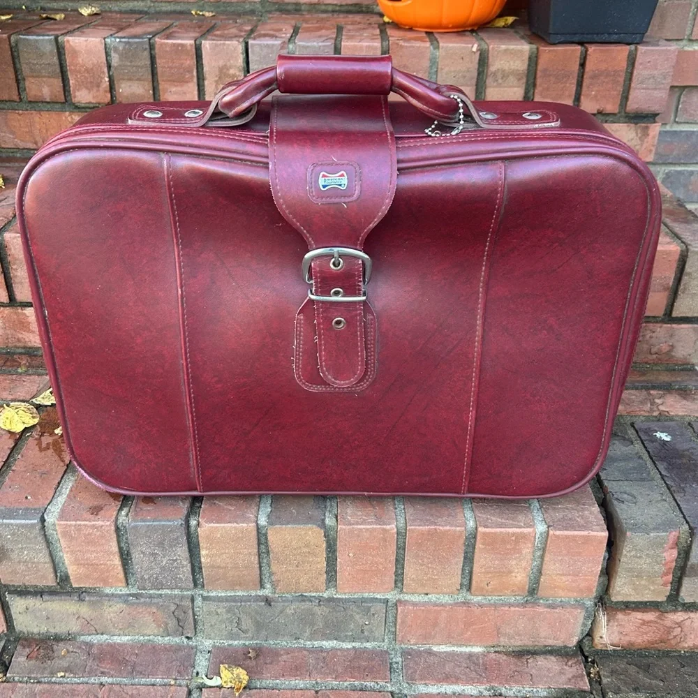 vintage American Tourister suitcase